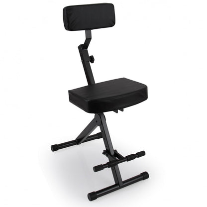Drum Throne - Comfort Padded Seat Foldable Adjustable Height