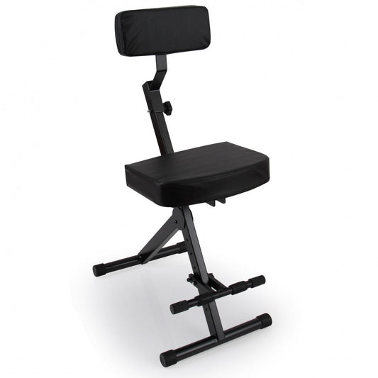 Drum Throne - Comfort Padded Seat Foldable Adjustable Height