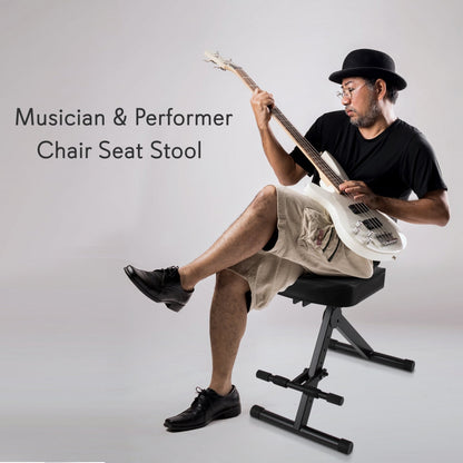 Drum Throne - Comfort Padded Seat Foldable Adjustable Height
