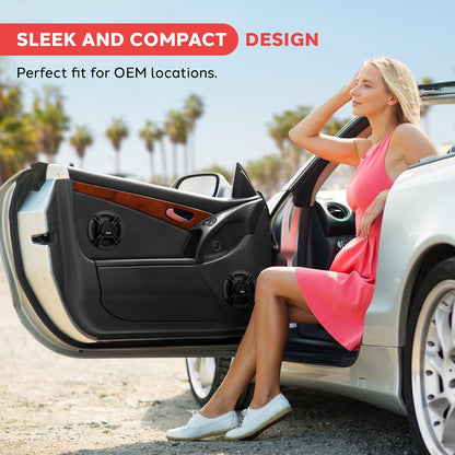 3-Way Car Stereo Speakers 300W Low Distortion 6.5 Triaxial Pair