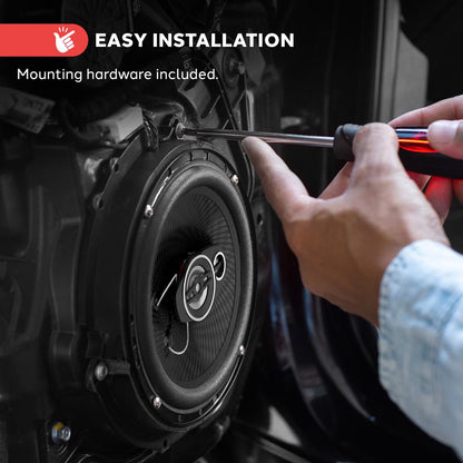 3-Way Car Stereo Speakers 300W Low Distortion 6.5 Triaxial Pair