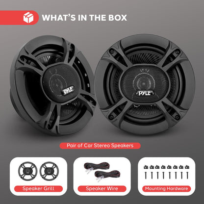 3-Way Car Stereo Speakers 300W Low Distortion 6.5 Triaxial Pair