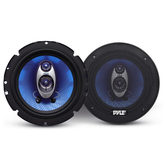 6.5 360W Car Speakers Butyl Rubber Blue Poly Cone