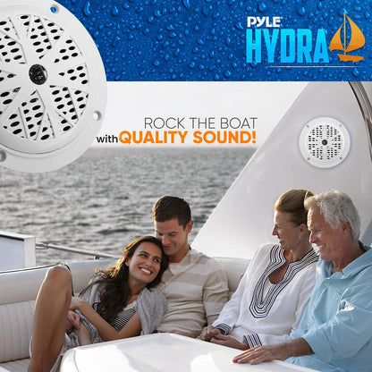 4 Waterproof Stereo Speaker System