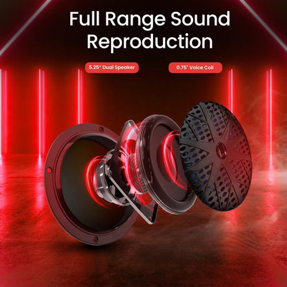 5.25 Marine Component Speakers-PLMR51B