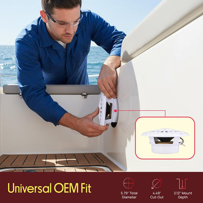 5.25 Marine Component Speakers-PLMR53
