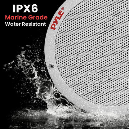 6.5 Inch Marine Component Speakers-PLMR605W