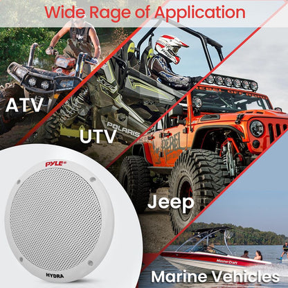 6.5 Inch Marine Component Speakers-PLMR605W
