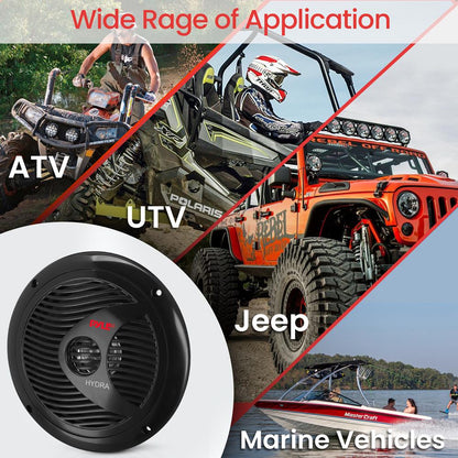 6.5 Inch Marine Component Speakers-PLMR60B