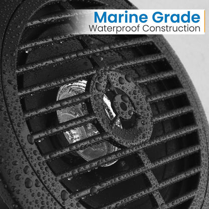6.5 Dual Marine Speakers Waterproof 120W Polypropylene Cone-PLMR67B