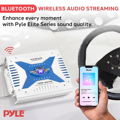 4-Ch. Elite Bluetooth Marine Amplifier