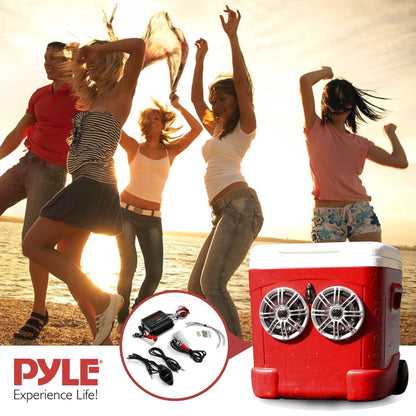 Marine Amplifier 200W Bluetooth Waterproof Compact Design