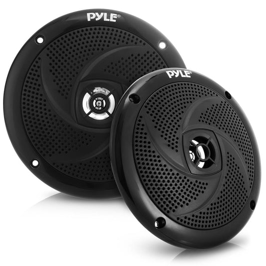 5.25 180W Waterproof Marine Speakers Low-Profile Slim Style (2 Pack)