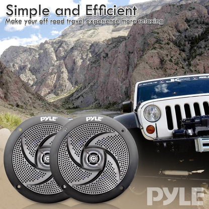 6.5 Inch Low-Profile Marine Speakers