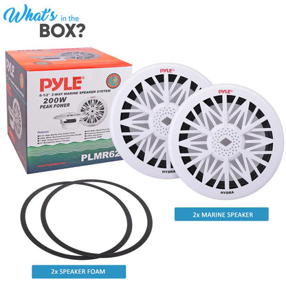 10 Marine Subwoofer 500W Waterproof Polypropylene Cone White