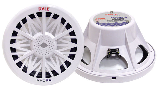 8 Marine Subwoofer 400W Waterproof Polypropylene Cone White
