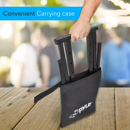 Portable Folding Laptop Stand - Adjustable Height 11 inches Steel Alloy