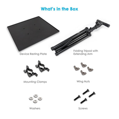 Laptop Projector Stand - Adjustable Height Durable Metal Portable