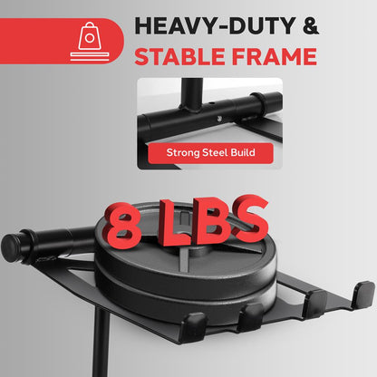 Portable Folding Laptop Stand - Adjustable Height Steel Alloy