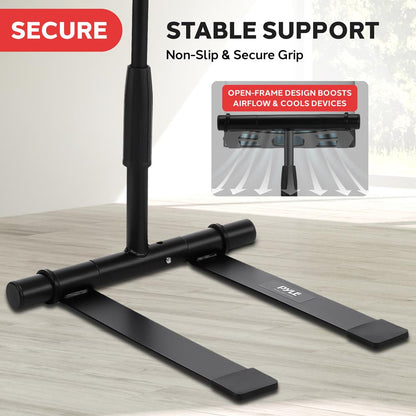 Portable Folding Laptop Stand - Adjustable Height Steel Alloy