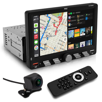 7 Single Din Touchscreen Car Stereo – With Wireless Apple Carplay & Android Auto Bluetooth Type-C & Usb Fast Charging Aux/Sd And Hands-Free Calling (Black)