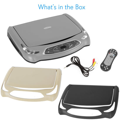 Car Roof DVD Player 13.3 Flip-Down Screen HDMI USB Grey