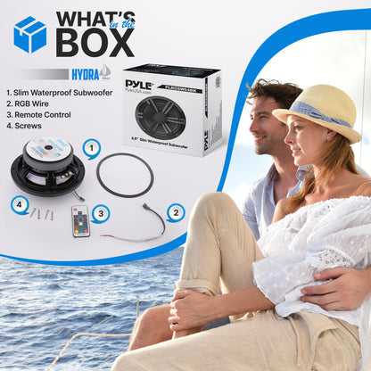 6.5” Slim Waterproof Subwoofer