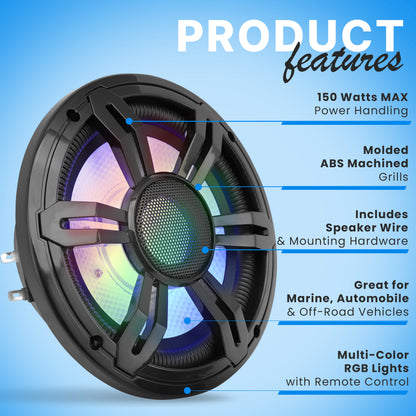 6.5” Slim Waterproof Subwoofer