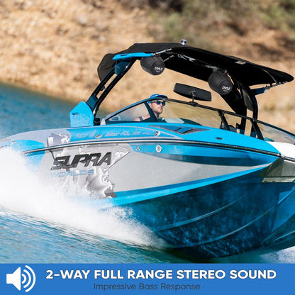 2-Way Waterproof Off-Road Speakers 1000W Marine Grade 5.25 Woofers