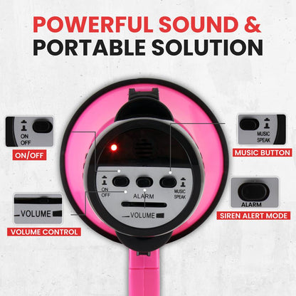 Portable Megaphone Speaker 30W Power 2 Modes Foldable Handle