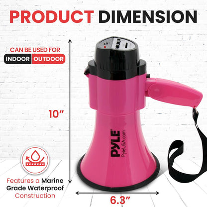 Portable Megaphone Speaker 30W Power 2 Modes Foldable Handle