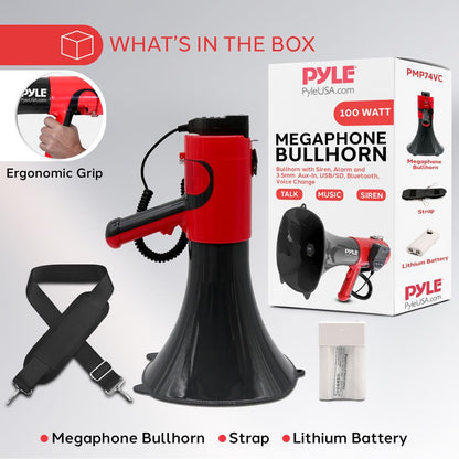Portable Megaphone Speaker Siren Bullhor