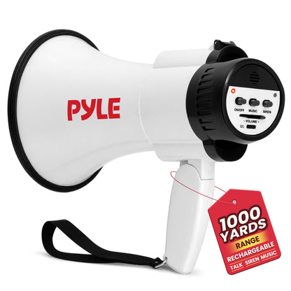 30W Rechargeable Megaphone-PMPMSRC30BK