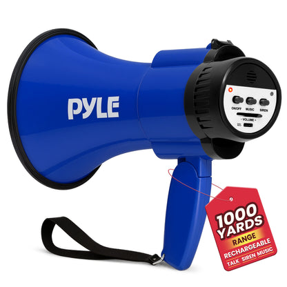 30W Rechargeable Megaphone-PMPMSRC30BL