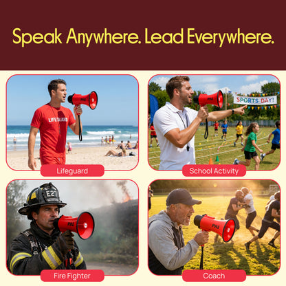 30W Rechargeable Megaphone-PMPMSRC30DRD
