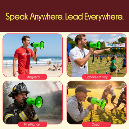 30W Rechargeable Megaphone-PMPMSRC30GR
