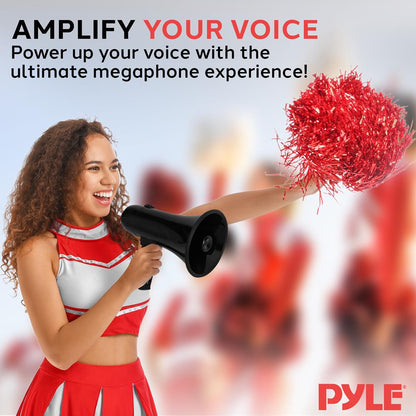 20W Megaphone Bullhorn - 400 Yd Range Aux Input Siren Portable