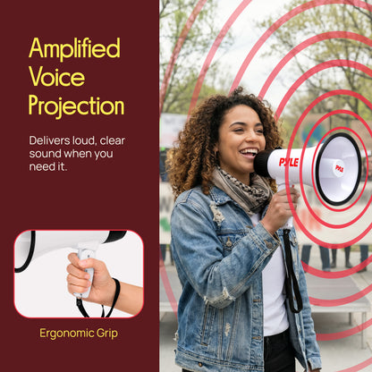 30W Rechargeable Megaphone-PMPRRC30BK