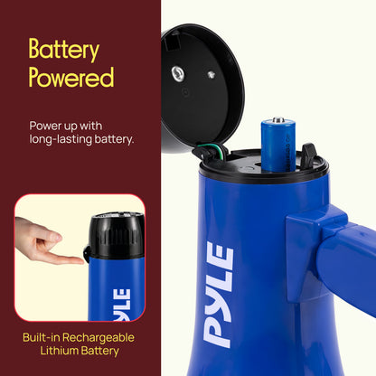 30W Rechargeable Megaphone-PMPRRC30BL