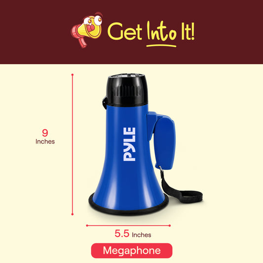 30W Rechargeable Megaphone-PMPRRC30BL