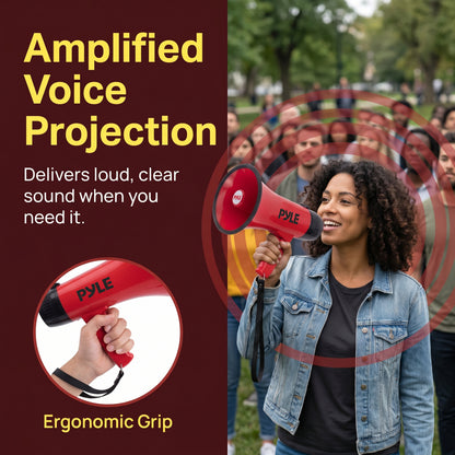 30W Rechargeable Megaphone-PMPRRC30DRD