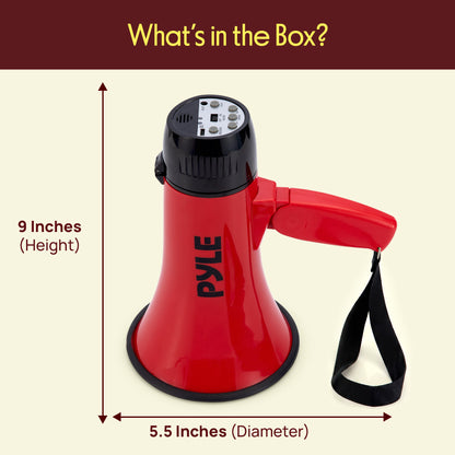 30W Rechargeable Megaphone-PMPRRC30DRD