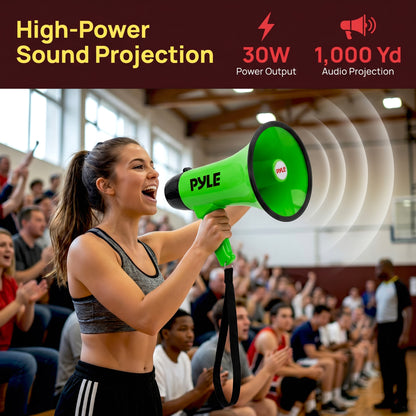 30W Rechargeable Megaphone-PMPRRC30GR