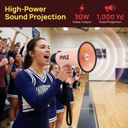 30W Rechargeable Megaphone-PMPRRC30LPK