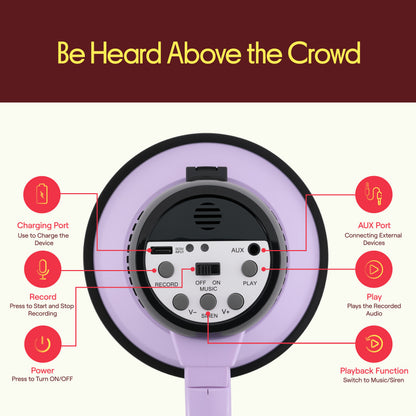 30W Rechargeable Megaphone-PMPRRC30LPR