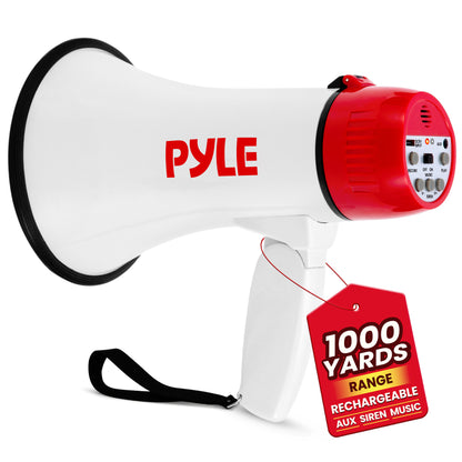 30W Rechargeable Megaphone-PMPRRC30RD