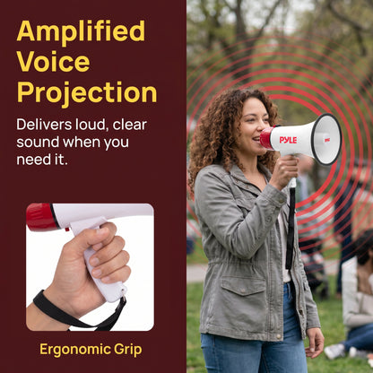 30W Rechargeable Megaphone-PMPRRC30RD