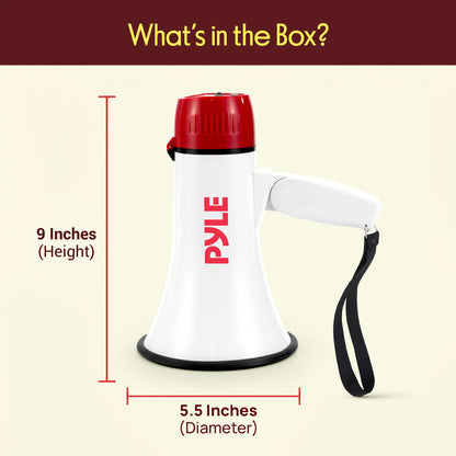 30W Rechargeable Megaphone-PMPRRC30RD