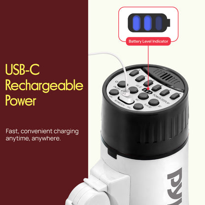 30W Rechargeable Megaphone-PMPVBTRC30BK