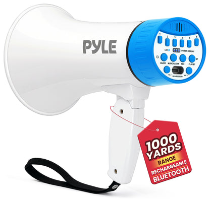 30W Rechargeable Megaphone-PMPVBTRC30BL